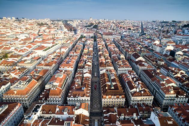 Visitando Baixa de Lisboa